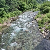 秋神川　試し釣り