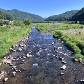 本日ダム放流あり